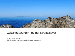 Barents Sea Gas Infrastructure Forum