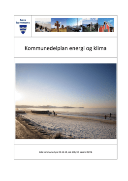 Kommunedelplan energi og klima