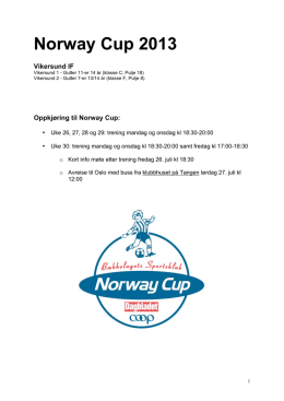Norway Cup 2013 – G14