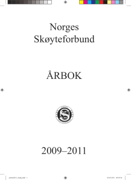 2009–2011 Norges Skøyteforbund ÅRBOK