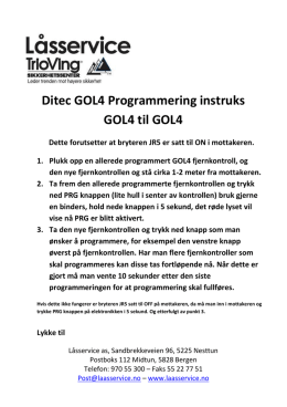 Ditec GOL4 Programmering instruks.pdf