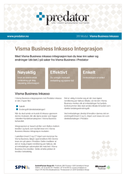 Visma Business Inkasso Integrasjon