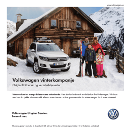 Volkswagen vinterkampanje