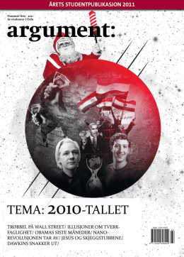 TEMA: 2010-TALLET - Argument