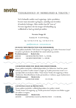 (Microsoft PowerPoint - Vedlikeholdsprodukt for M