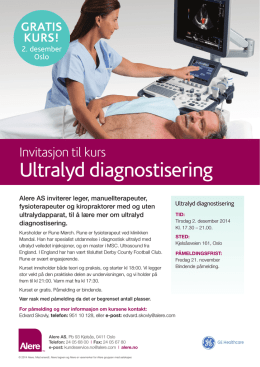 Ultralyd diagnostisering
