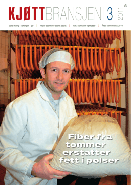 Bladet Kjøttbransjen nr 03 2011 - Kjøtt