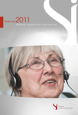 Årsmelding 2011 - Statens innkrevingssentral