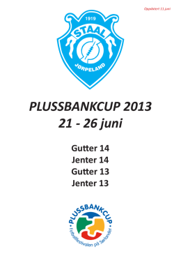 PlussbankCup-info 11_juni