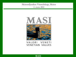 MASI - Skienfjordens Vinselskab