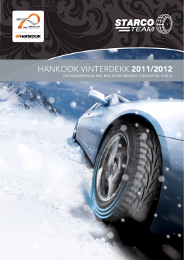 Hankook vinterdekk 2011/2012