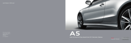 Tilbehørsbrosjyre Audi A5