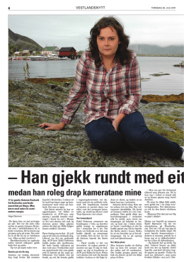 Antonia Kvalsvik overlevde Utøya-angrepene
