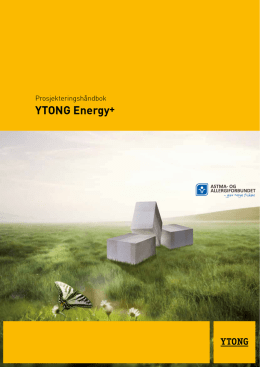 Projekteringshåndbog YTONG Energy+