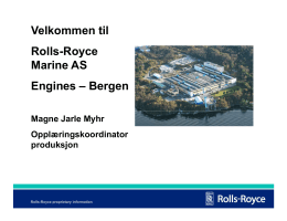 Presentasjon Bergen Engines AS