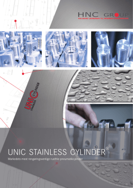 UNIC STAINLESS CYLINDER