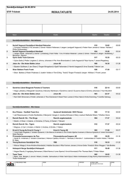 Resultatliste Sandefjordsstafetten 2014 (pdf)