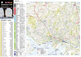 Visitor`s map Oslo 2013