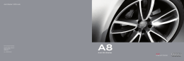 Tilbehørsbrosjyre Audi A8