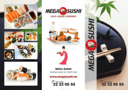 22 22 05 55 - Mega Sushi