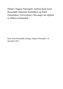 Dagens Næringsliv fra desember.2011