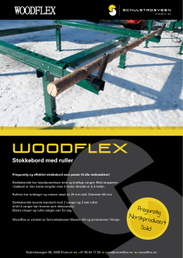 Woodflex med ruller
