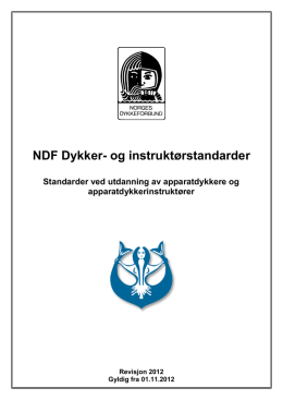 NDF Dykker- og instruktørstandarder