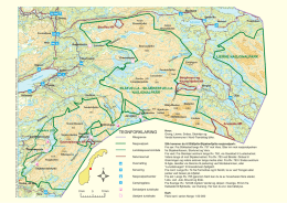 Oversiktskart - Lierne Nasjonalparksenter