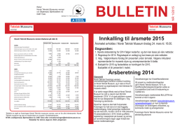 Bulletin 1 2015 siste utgave her