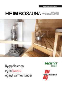 HEIMBOSAUNA - Heimbo Hytter