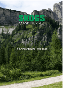 Katalog 2012 - Skogs Maskiner