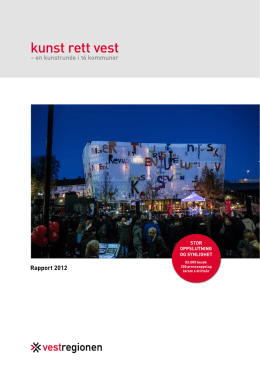 Rapport 2012 - Kunst rett vest