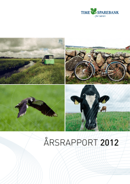 Årsrapport 2012 - Time Sparebank