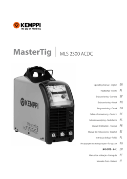 MasterTig MLS 2300 ACDC