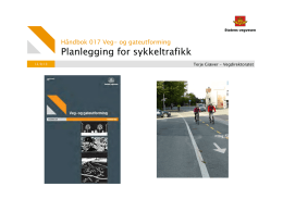 Planlegging for sykkeltrafikk