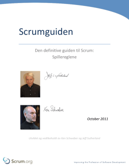 Scrum Guiden på norsk
