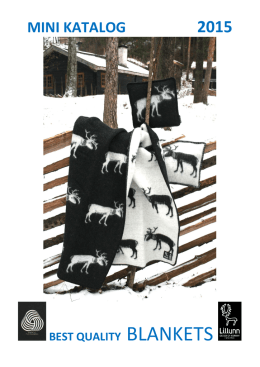 mini-katalog blankets 2015 - Lillunn