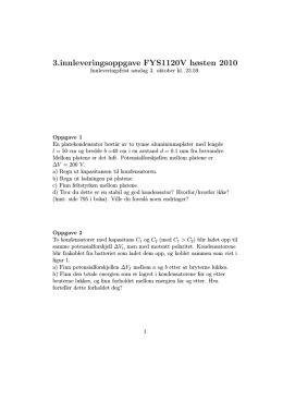 3.innleveringsoppgave FYS1120V høsten 2010