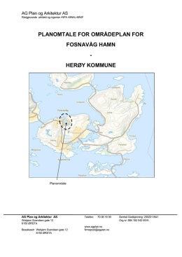 FOSNAVÅG HAMN - Webplan