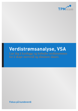 Verdistrømsanalyse, VSA