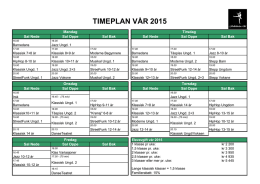 Timeplan for nedlasting og utskrift (pdf)
