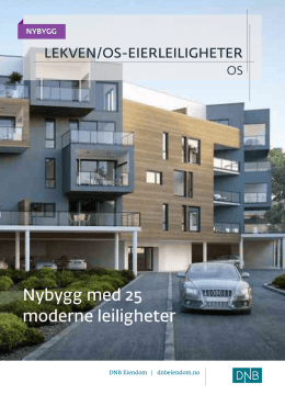 Nybygg med 25 moderne leiligheter
