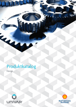 Produktkatalog - Univar Lubricants Sverige
