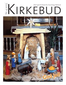 God jul! - Aurskog kirkelige fellesråd > Forside
