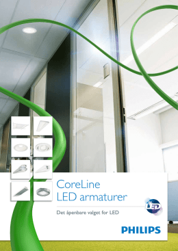 CoreLine LED armaturer