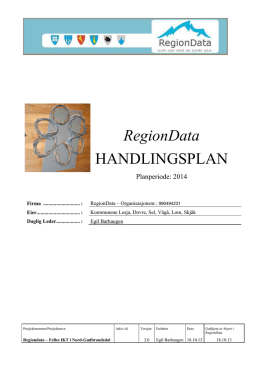 Handlingsplan 2014.pdf - Regionrådet for Nord