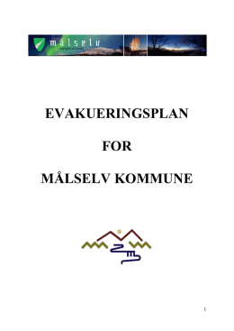 Evakueringsplan Målselv kommune 2013