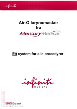 Air-Q larynxmasker fra