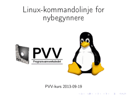 Linux-kommandolinje for nybegynnere - PVV