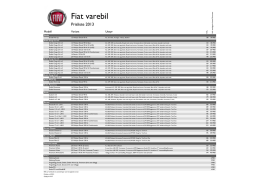 Fiat varebil - Fiat Professional
